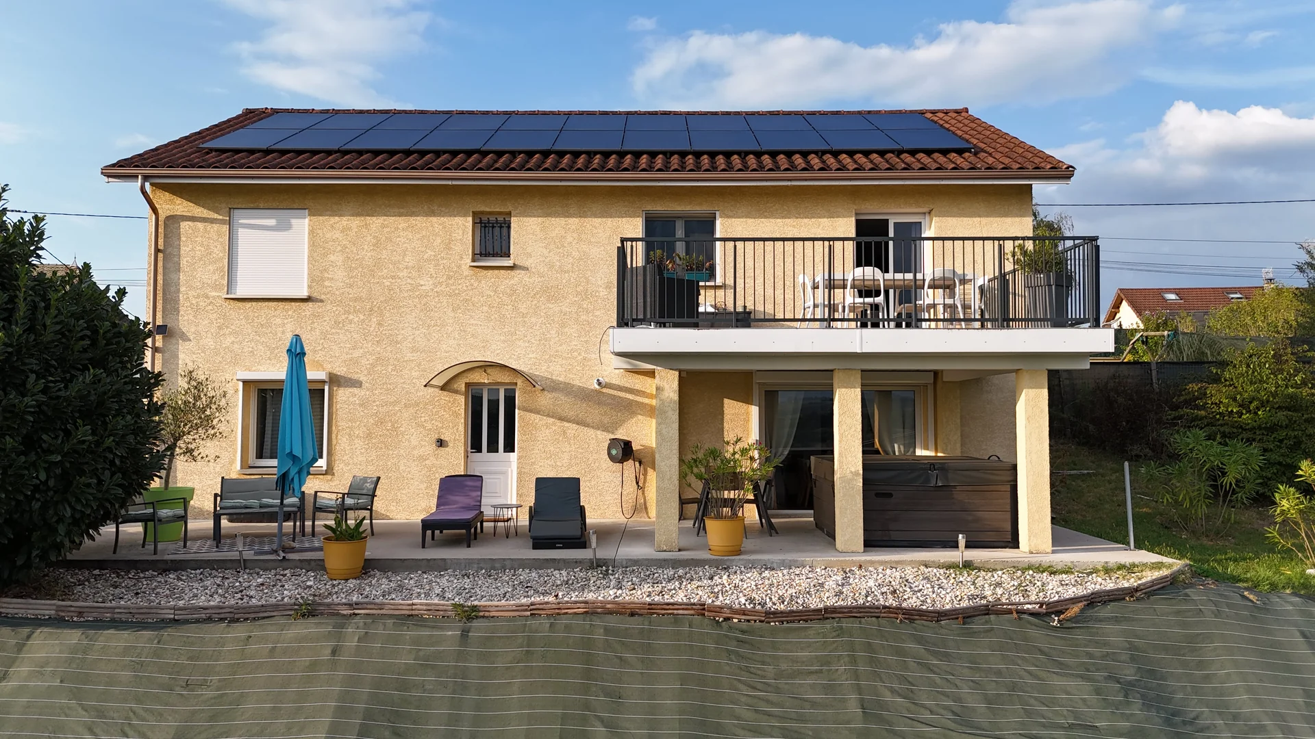 Vue extérieure du gîte